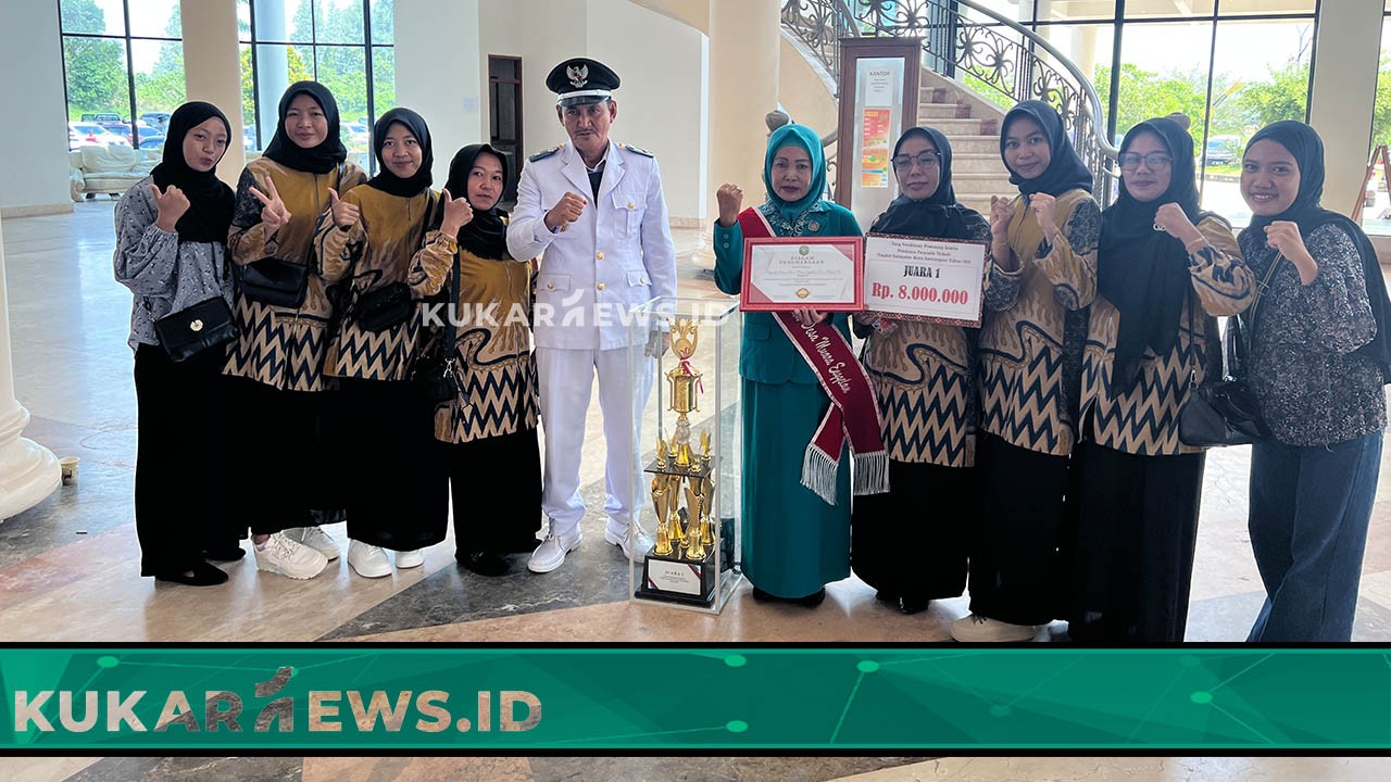 Posyandu Teratai Asal Desa Muara Enggelam Raih Juara 1 Posyandu Terbaik