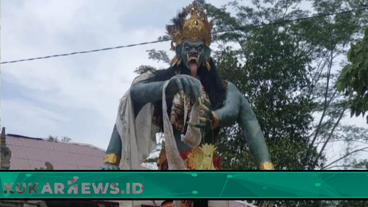 Desa Kertabuana Gelar Pawai Ogoh-Ogoh, Ramaikan Hari Raya Nyepi