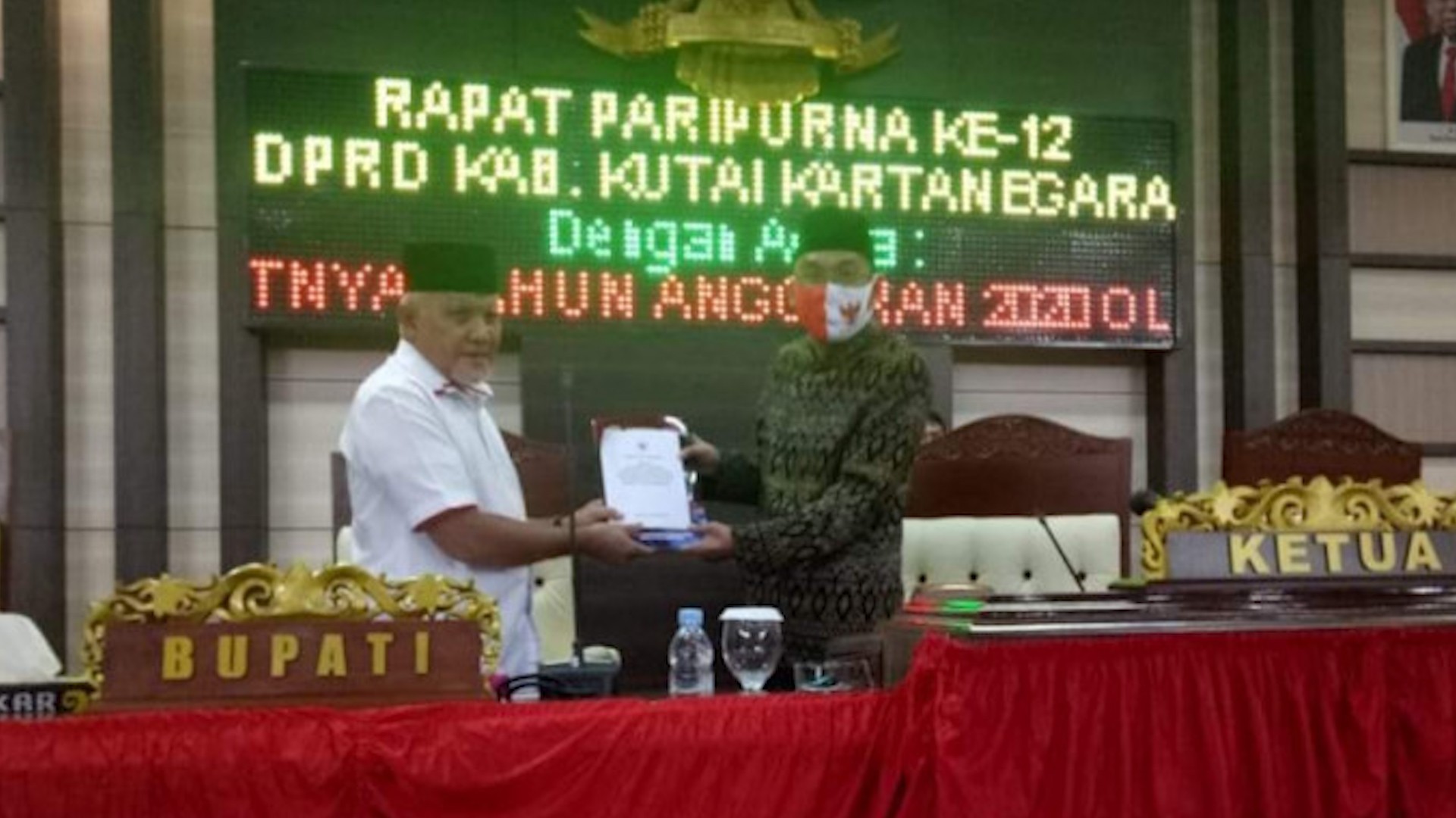 Pemkab Kukar Sampaikan Laporan Realisasi APBD dan Prognosis