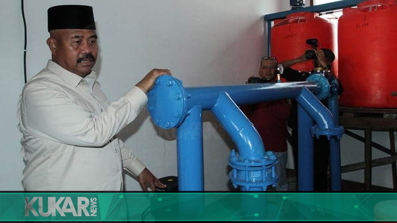 Bupati Edi Damansyah Resmikan SPAM WTP di Desa Melintang