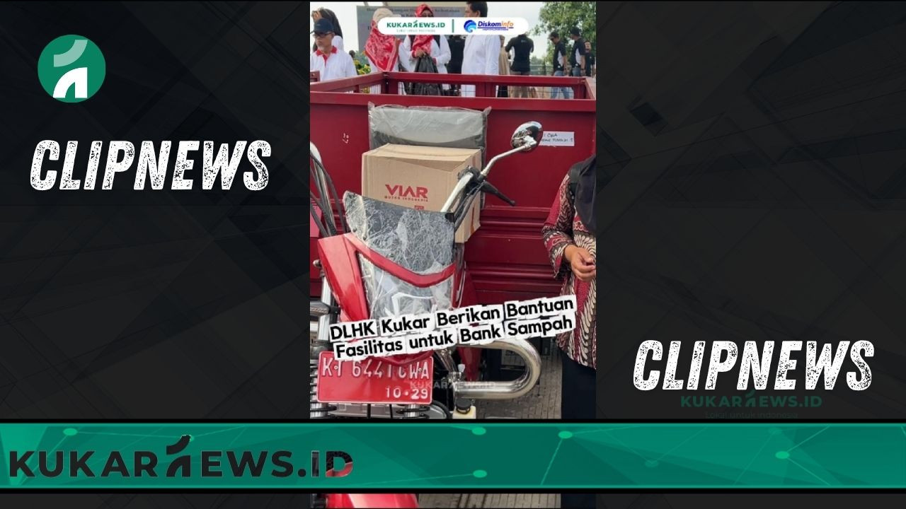 DLHK Kukar Berikan Bantuan Fasilitas untuk Bank Sampah - Clipnews