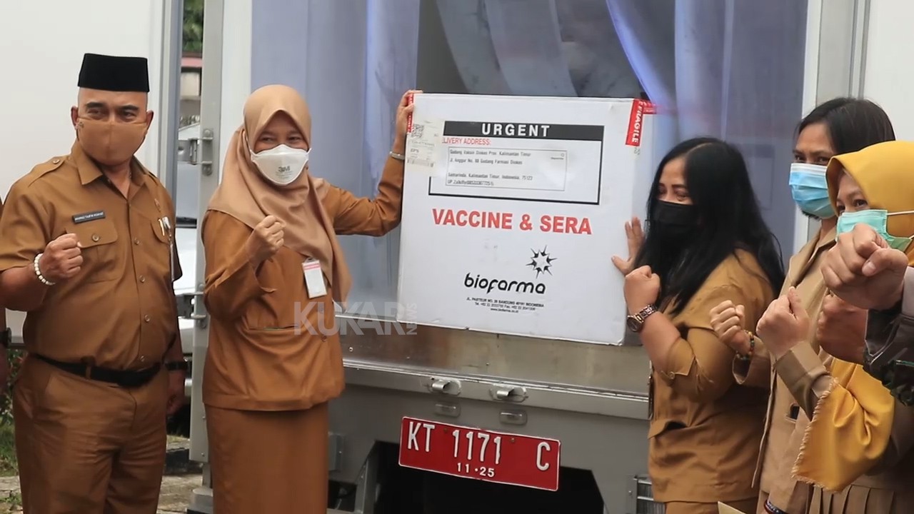 Dinkes Kukar Terima 7.040 Vaksin Covid-19