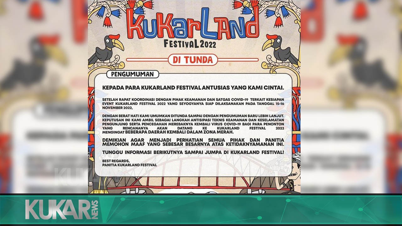 Festival Kukarland Resmi Ditunda