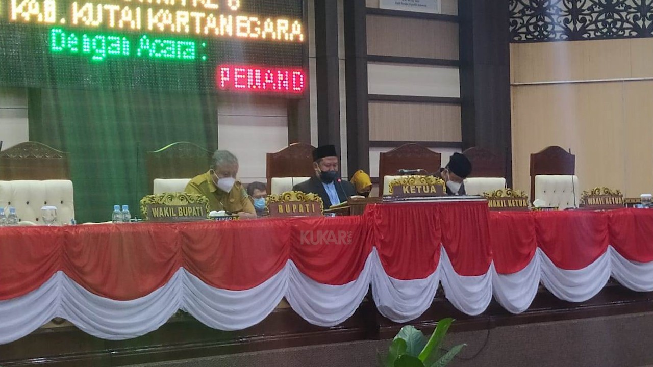 DPRD Kukar Soroti Penanganan Covid-19 dan Hutang Pada Paripurna LKPj APBD 2020