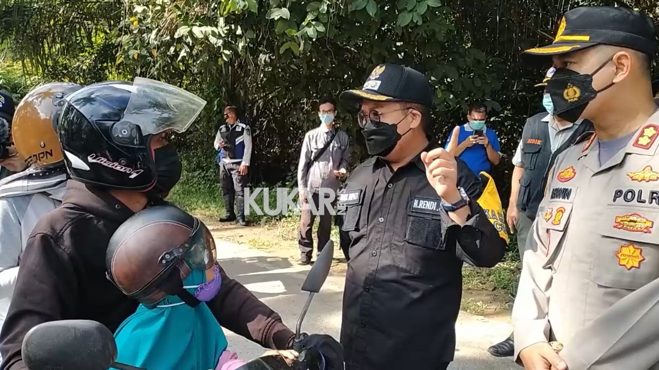 Penyekatan Pintu Masuk Kota Raja Tenggarong
