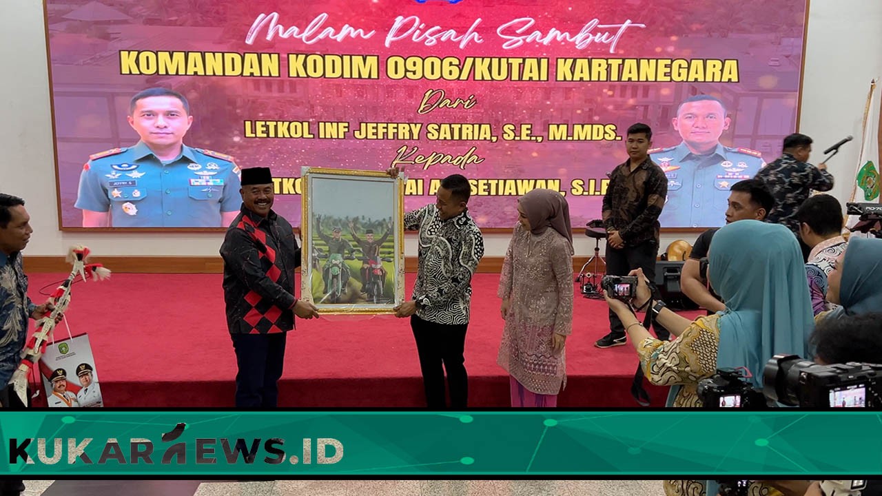 Bupati Edi Damansyah Hadiri Malam Pisah Sambut Dandim 0906/Kutai Kartanegara