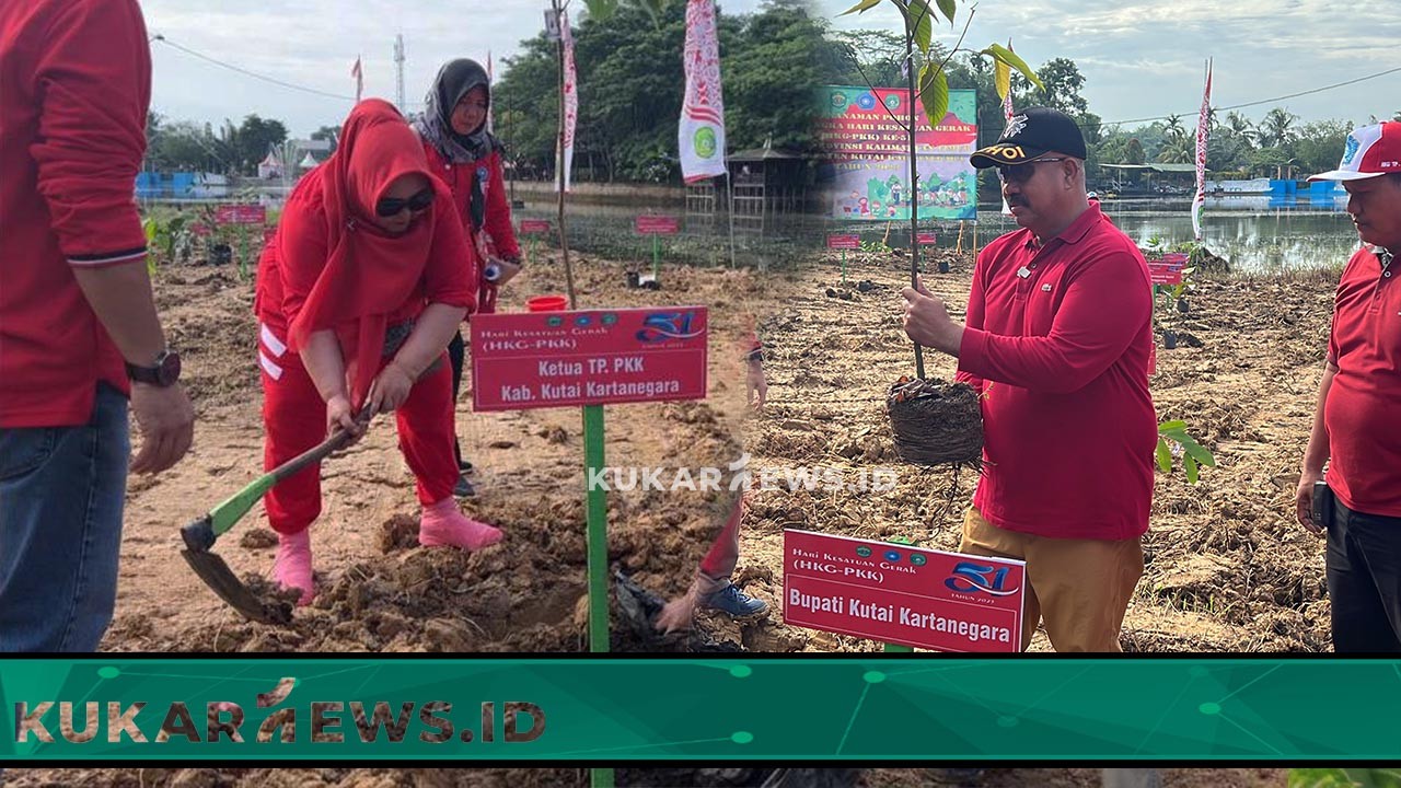 Ratusan Anggota TP-PKK se-Kaltim Ikuti Senam Bersama dan Penanaman Pohon di Waduk Panji Sukarame