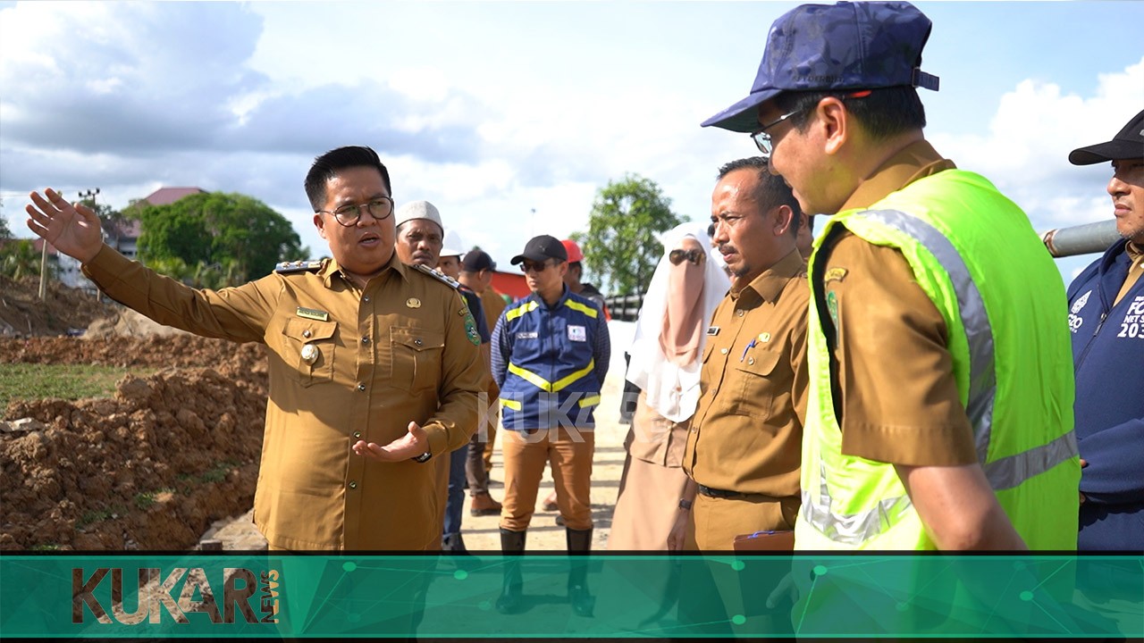 Rendi Solihin Tinjau Pembangunan Kawasan Eks Pemukiman Tanjung