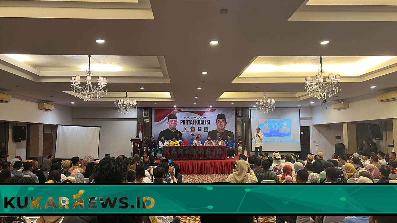 Dendi Suryadi dan Alif Turiadi Laksanakan Rapat Konsolidasi Bersama Partai Pengusung