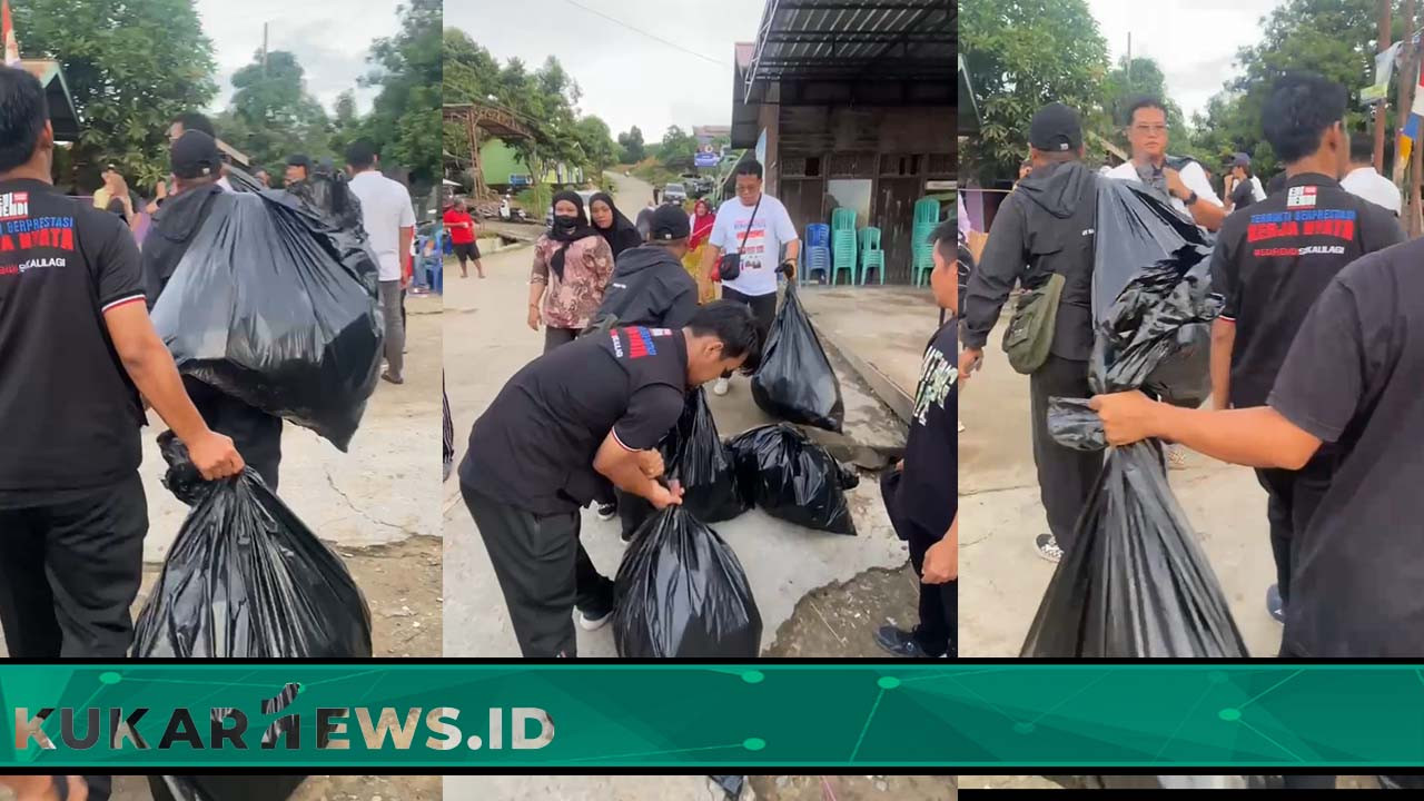 Bersih Usai Kampanye, Komitmen Tim Edi-Rendi Tak Hanya Bicara