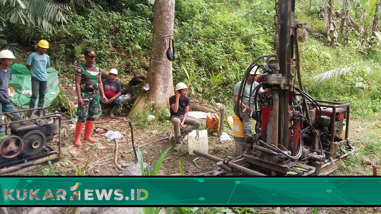 TMMD ke 122, Kodim 0906 Kukar Wujudkan Penyediaan Air Bersih Bagi Warga