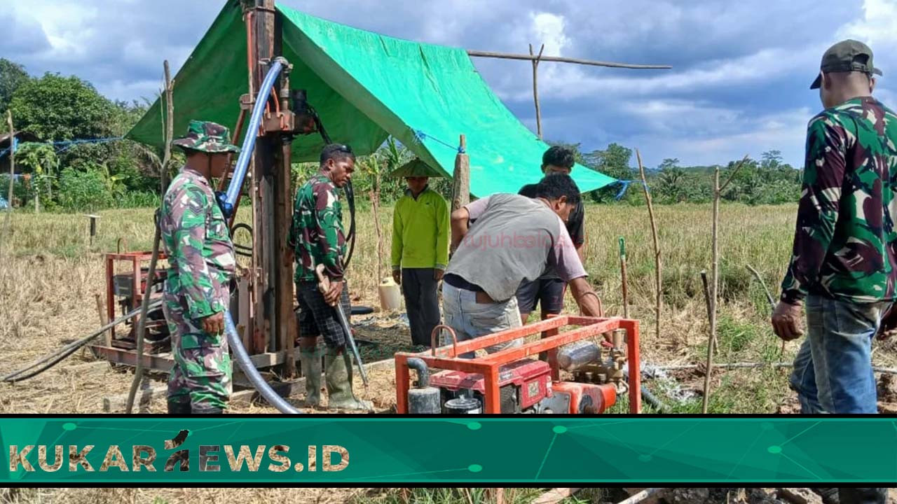 TMMD 122 Penuh Kebutuhan Air Pertanian di Dusun Rapak Rejo