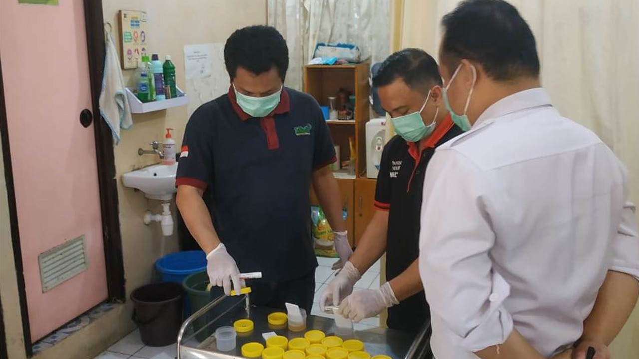 Kalapas Tenggarong Pimpin Razia dan Tes Urine Napi