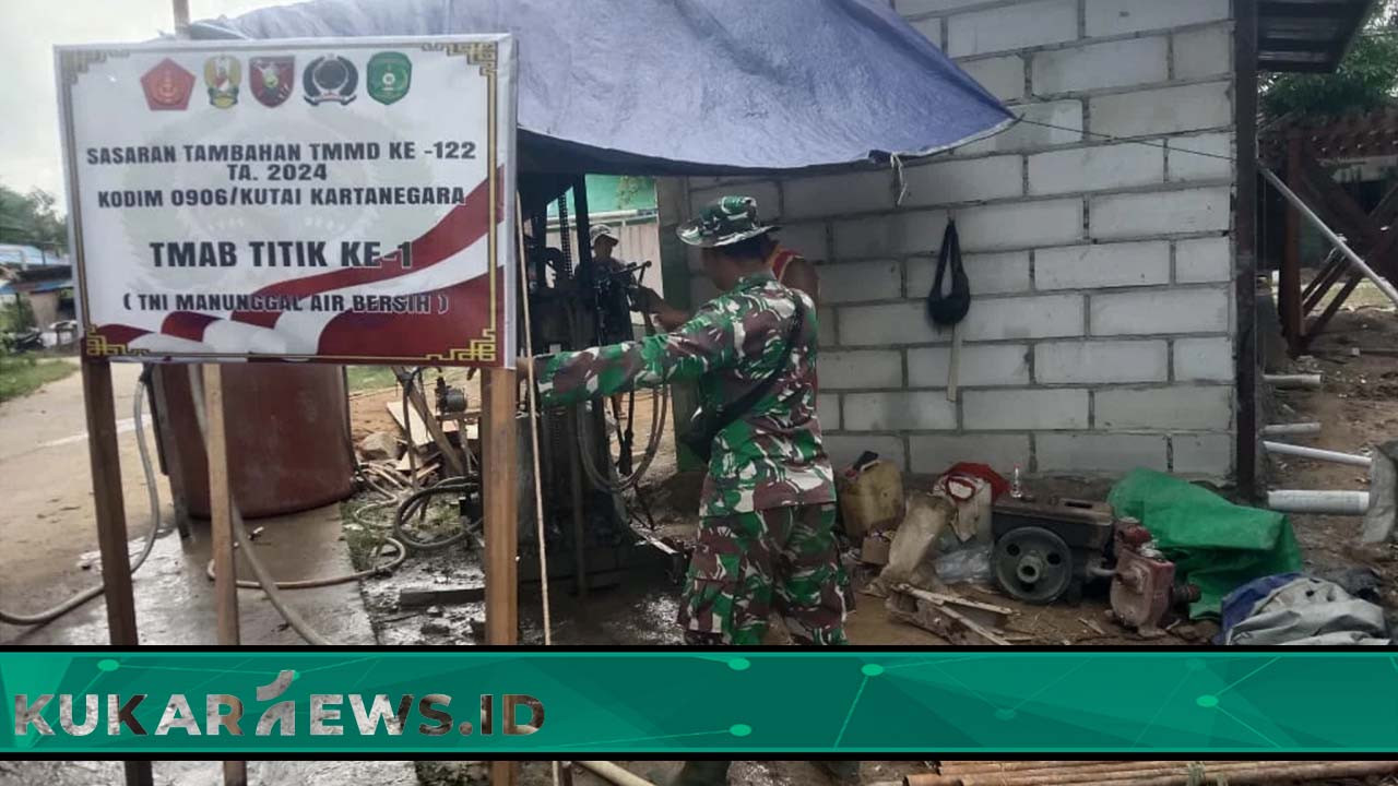 Pembangunan TMAB Pada TMMD 122 Kukar Terus Berproses